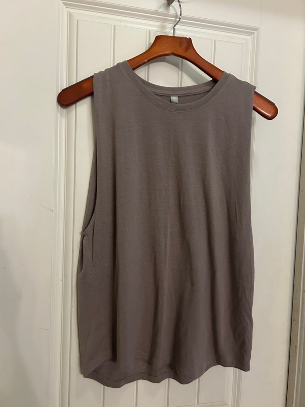 Athleta Sleeveless Crew Tank - Taupe Gray